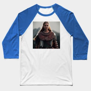 Viking Shield Maiden Baseball T-Shirt